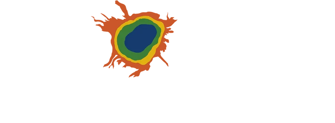 Prismatic icon that becomes the O in Yellowstone